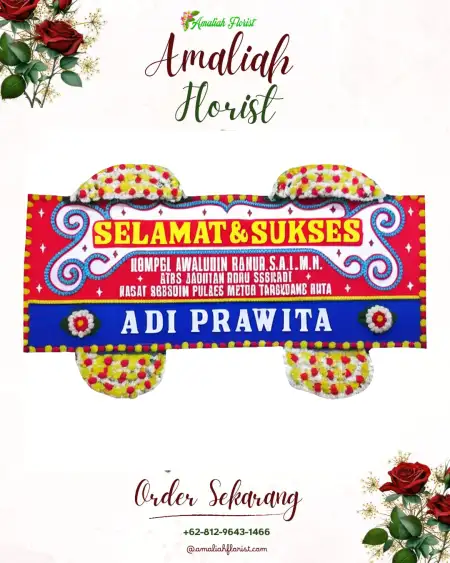 Papan Bunga Ucapan Selamat Somomorodukuh